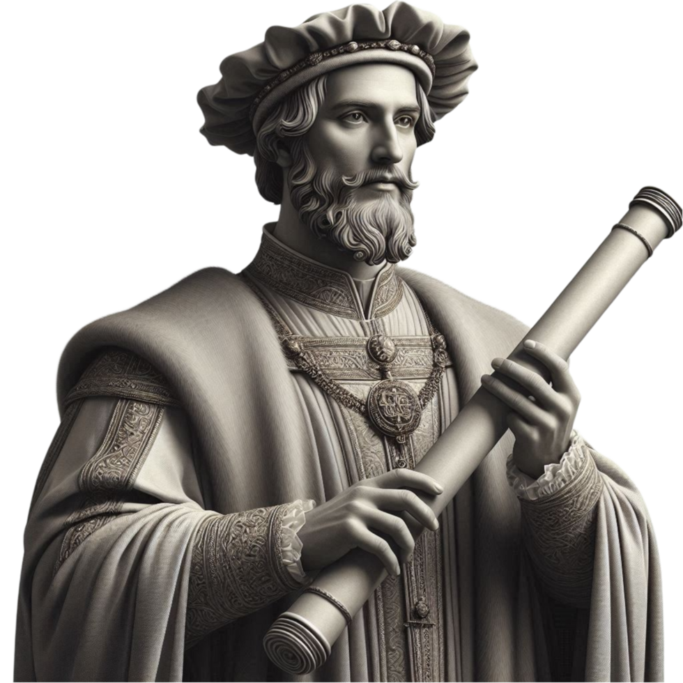 Marble Statue of Bearded Philosopher png