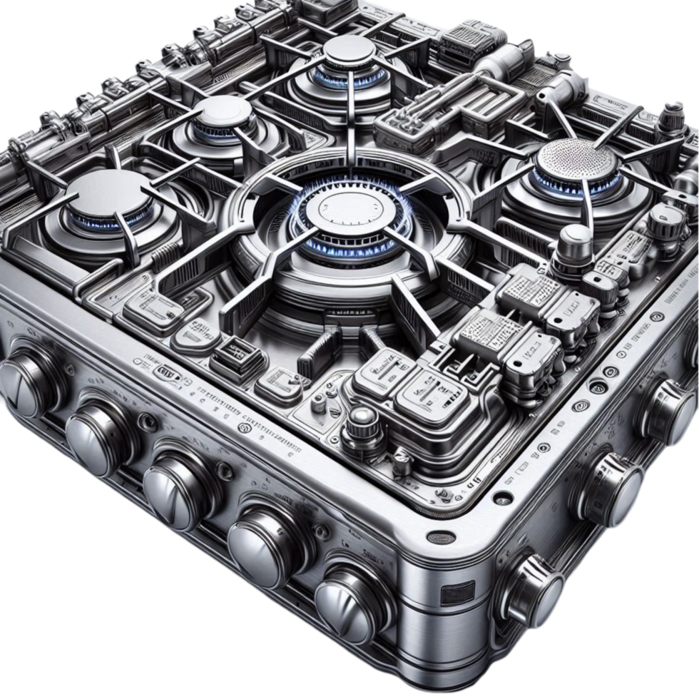 Top View Gas Burner Stove png