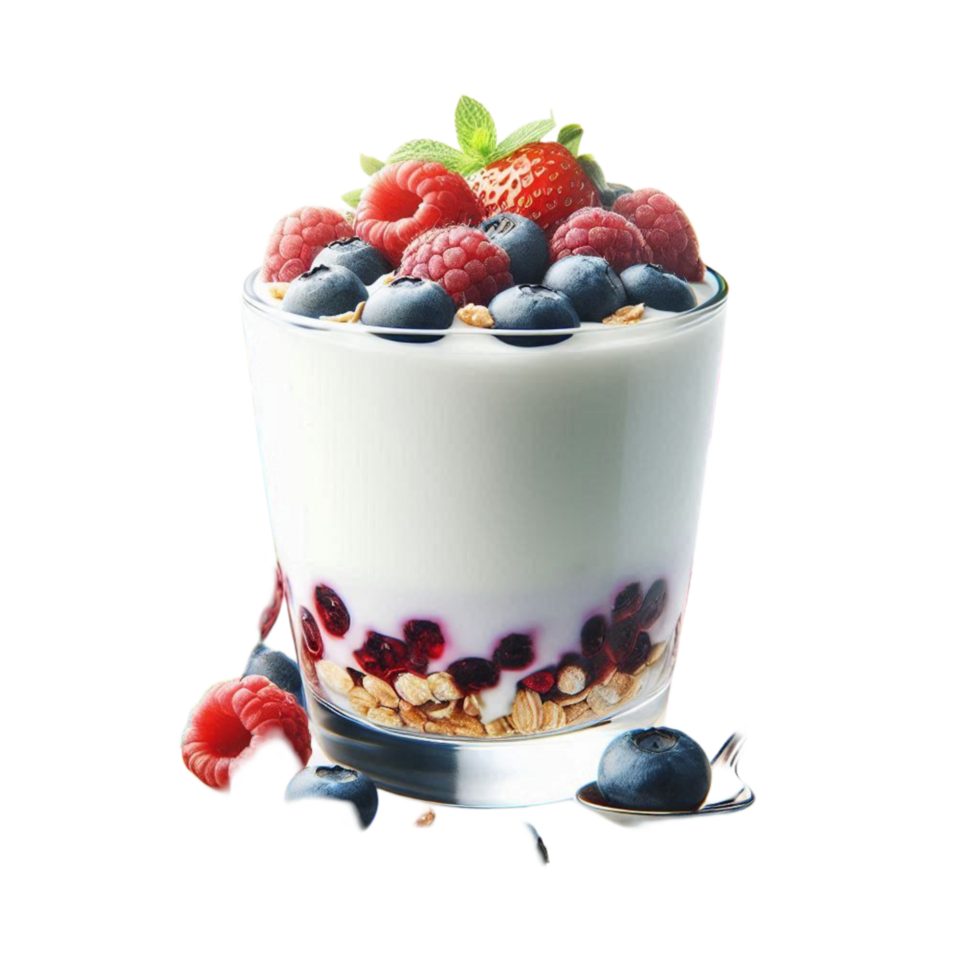 Gourmet Berry Pudding Cup png