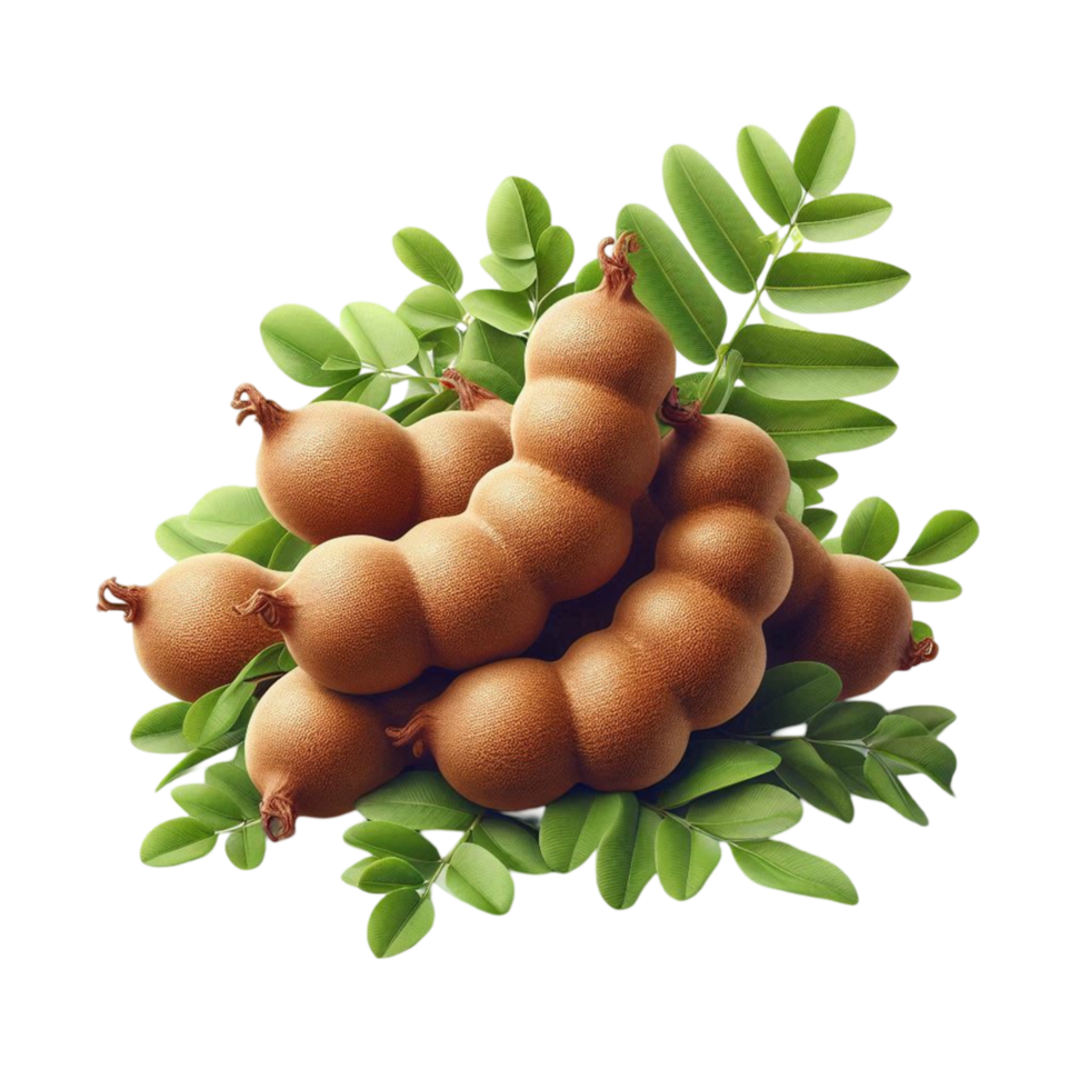 Tamarind Cluster with Green Branches png