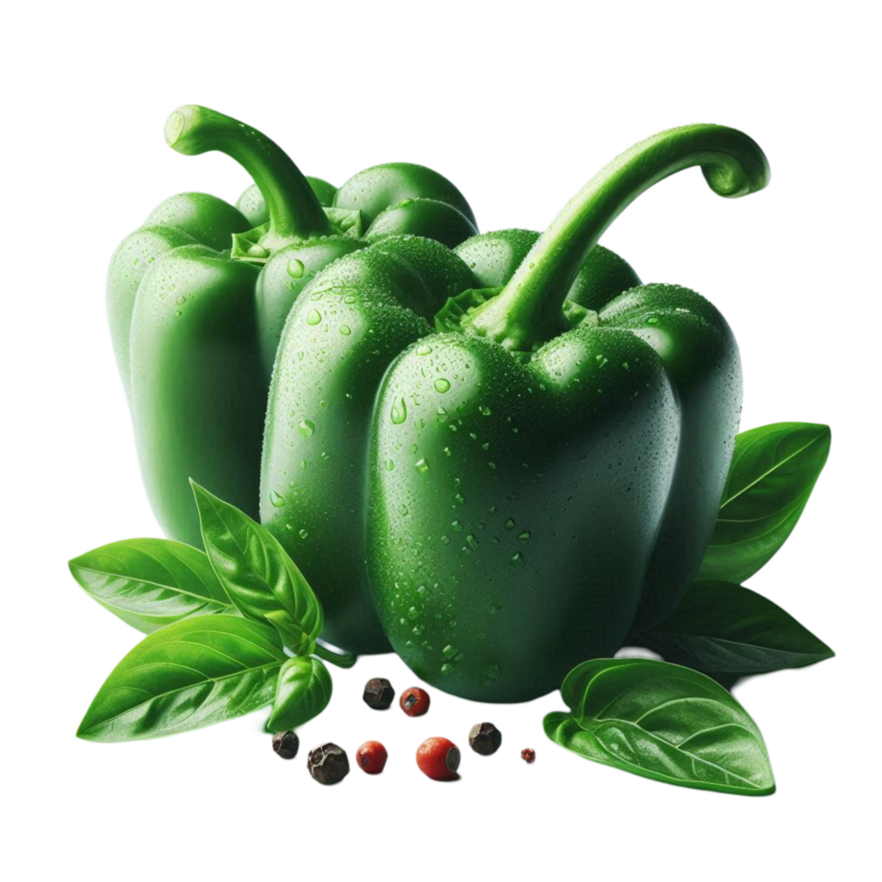 Green Bell Peppers png