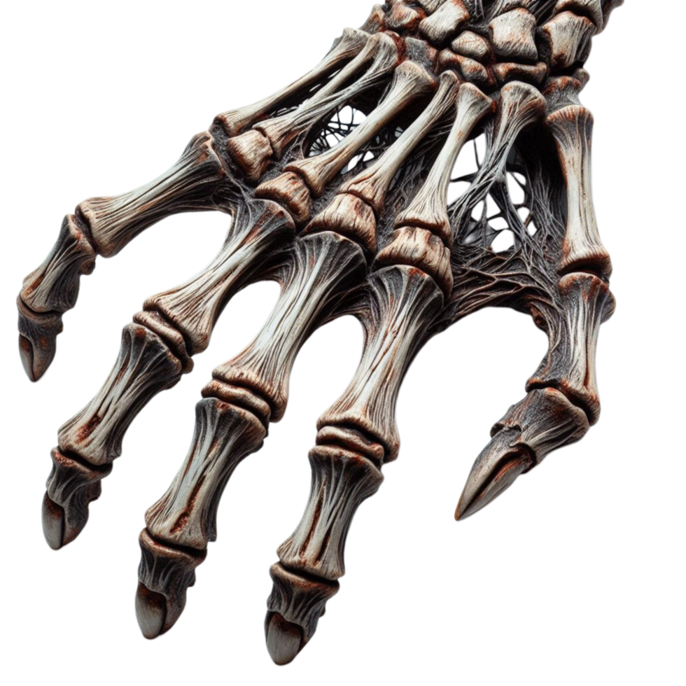 A Hand with Bones on It png