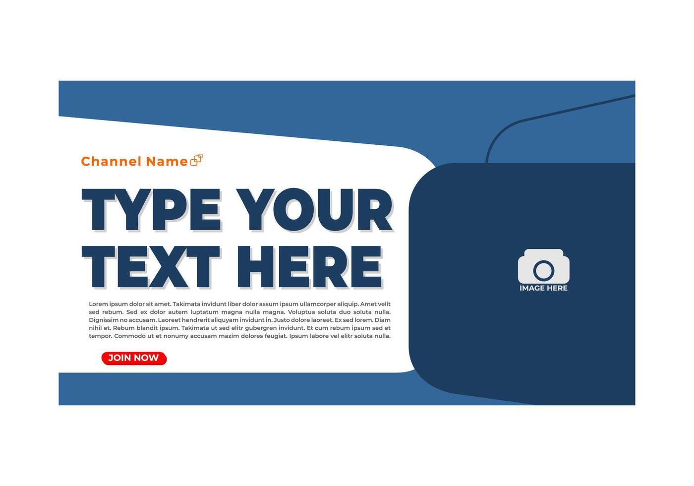 editable template banner vector