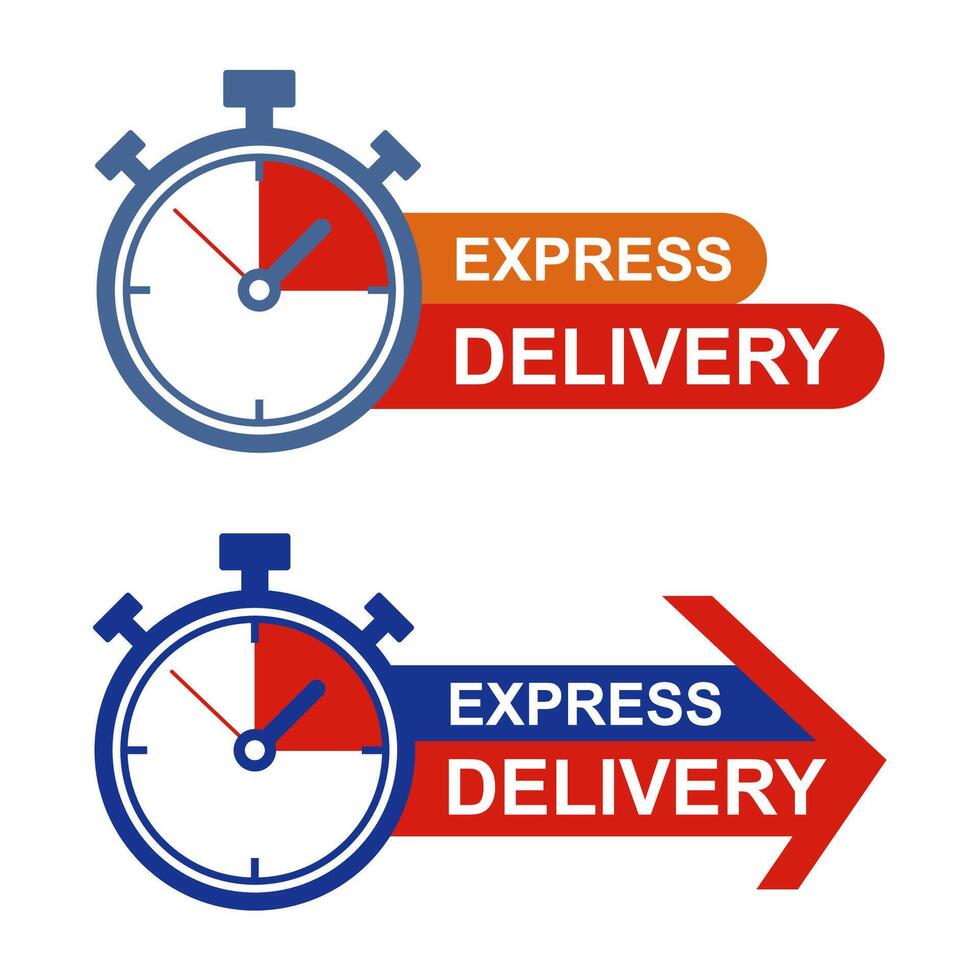 Fast delivery service icon logo vector