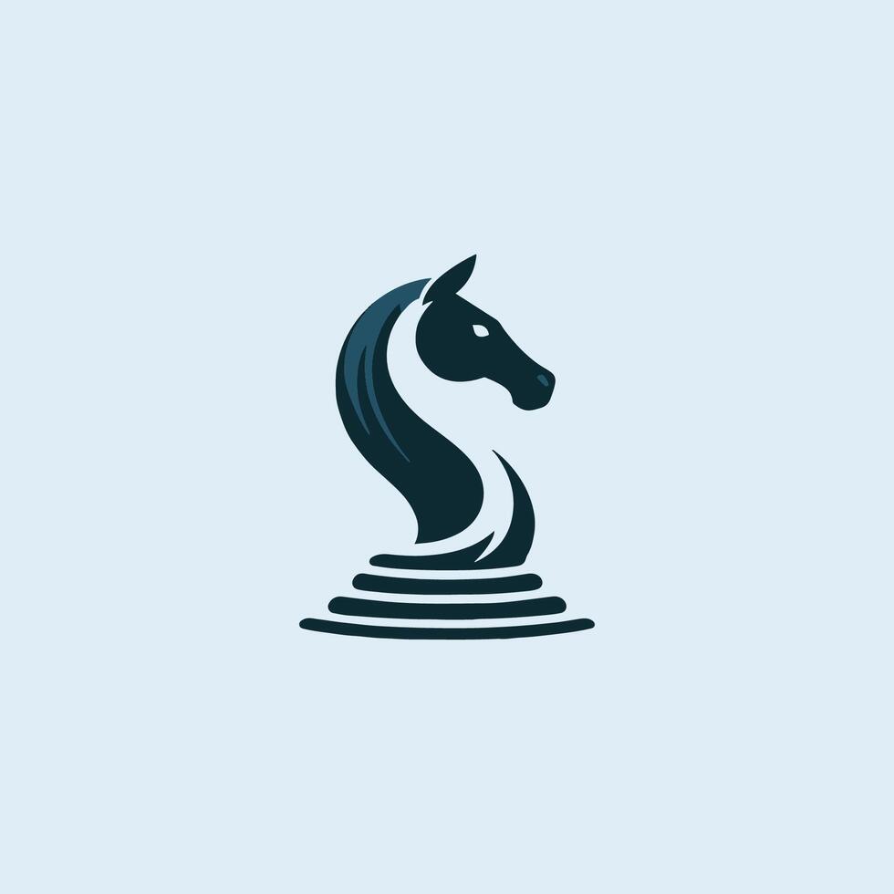 Chess Horse Logo vector