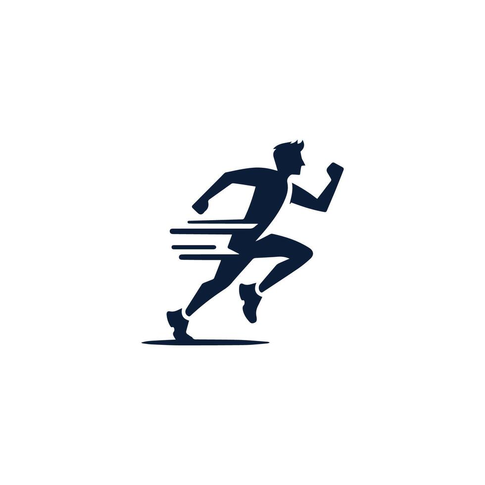 Running Symbol Logo vector