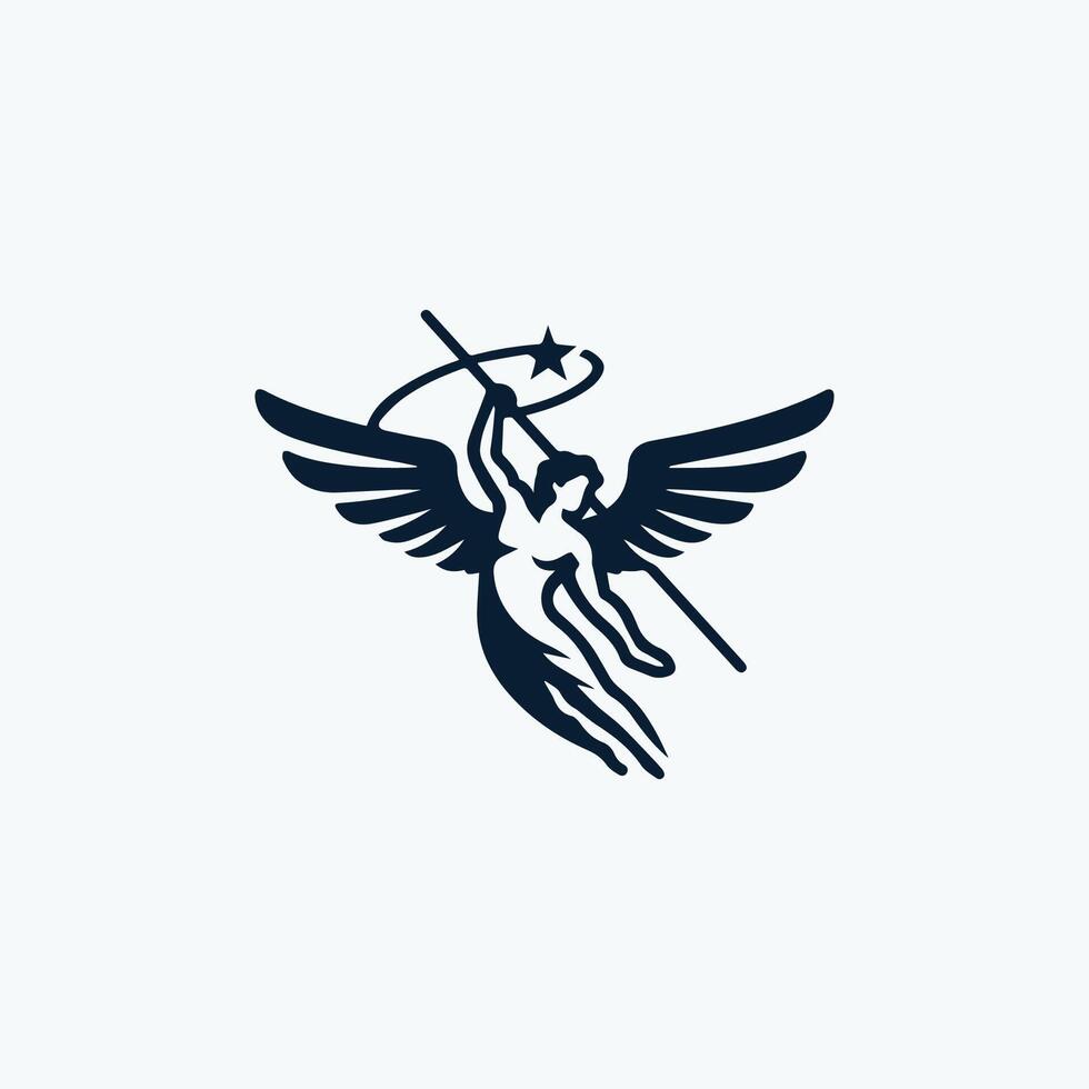 Icarus God Logo vector