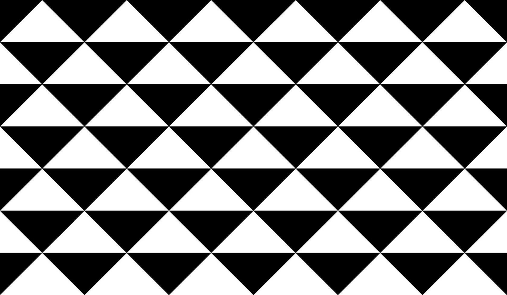 black and white seamless triangle pattern vector