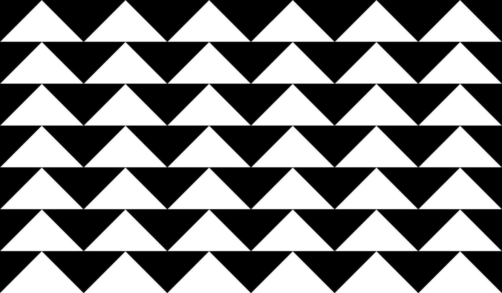 black and white triangle pattern vector