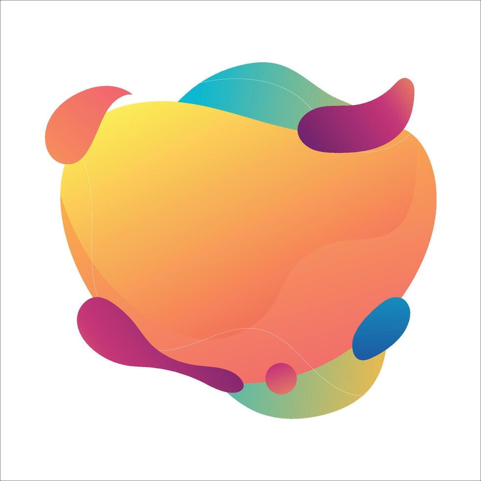 gradient holi label yellow illustration vector
