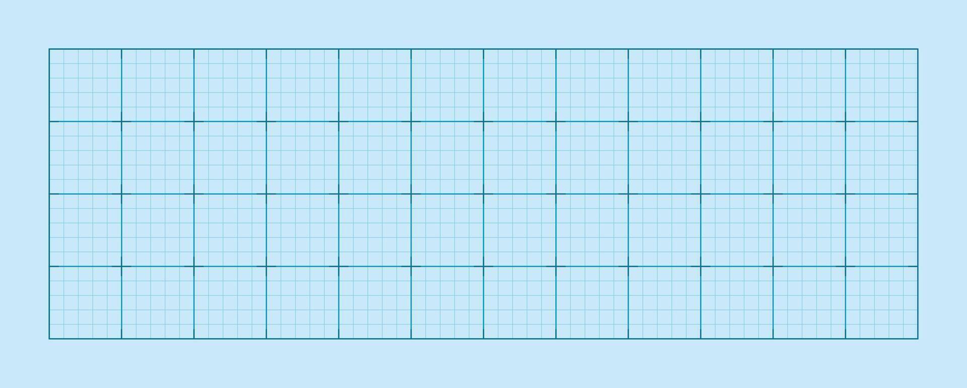 Blueprint grid background in blue tone with fine graph lines. Clean pattern for tech, office, or educational design projects. vector