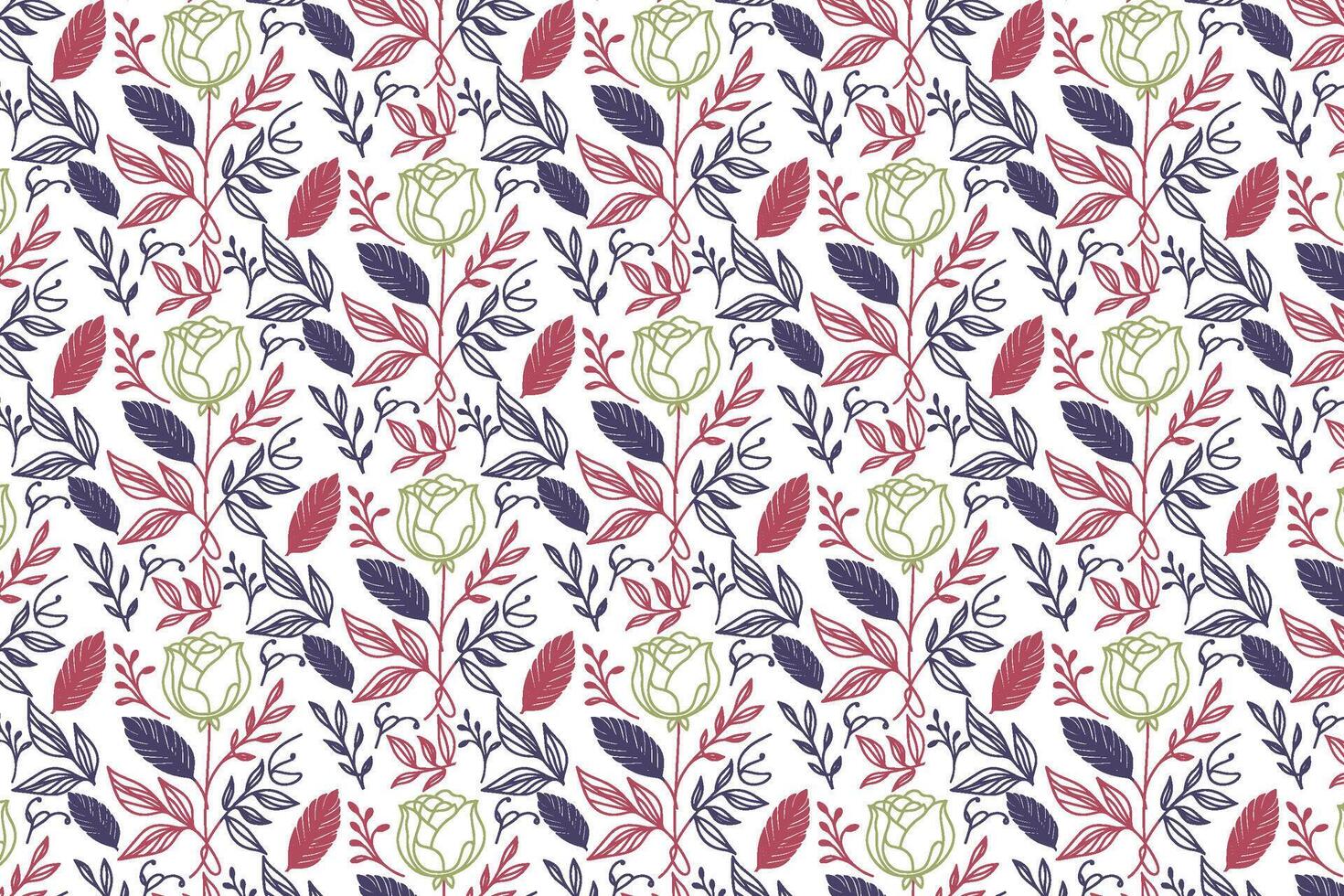 minimalist floral design in continuous line art perfect for pillowcases women wear home textile and trendy wrap design vector