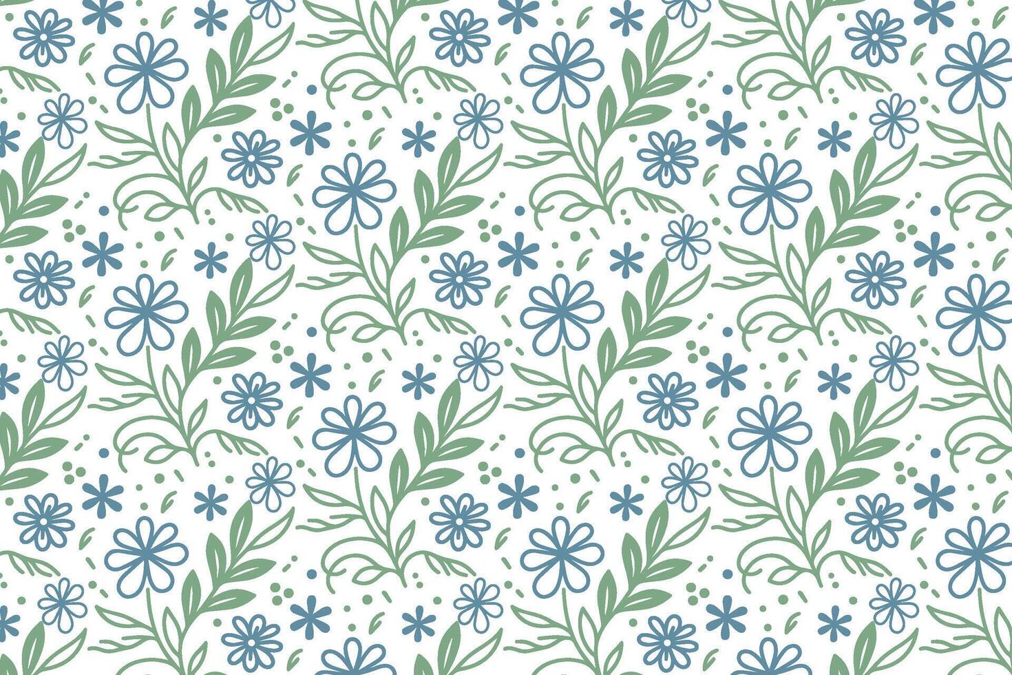 artistic floral outline pattern in single line sketch for home goods fashion clothing tabletop prints and gift wrap uses vector