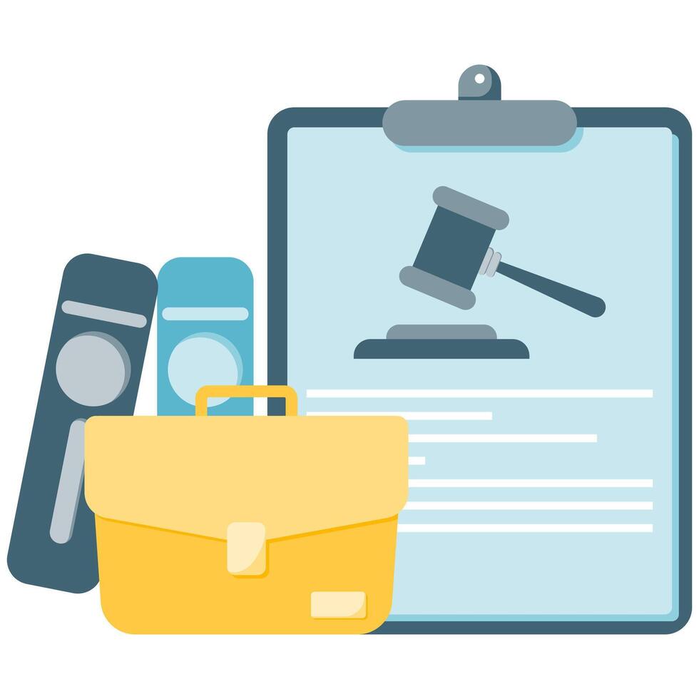 Legal documents, essential business document vector