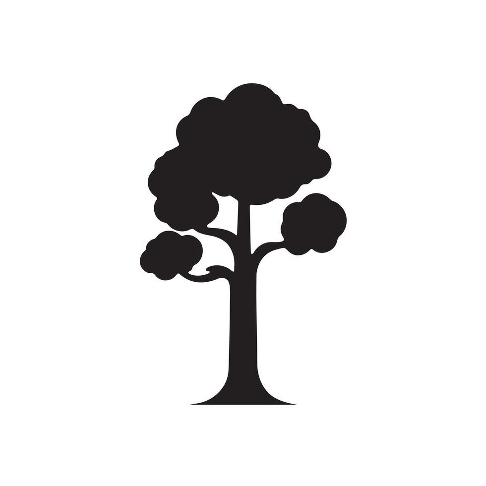 Tree Icon Silhouette Vectors for Web and Print Projects