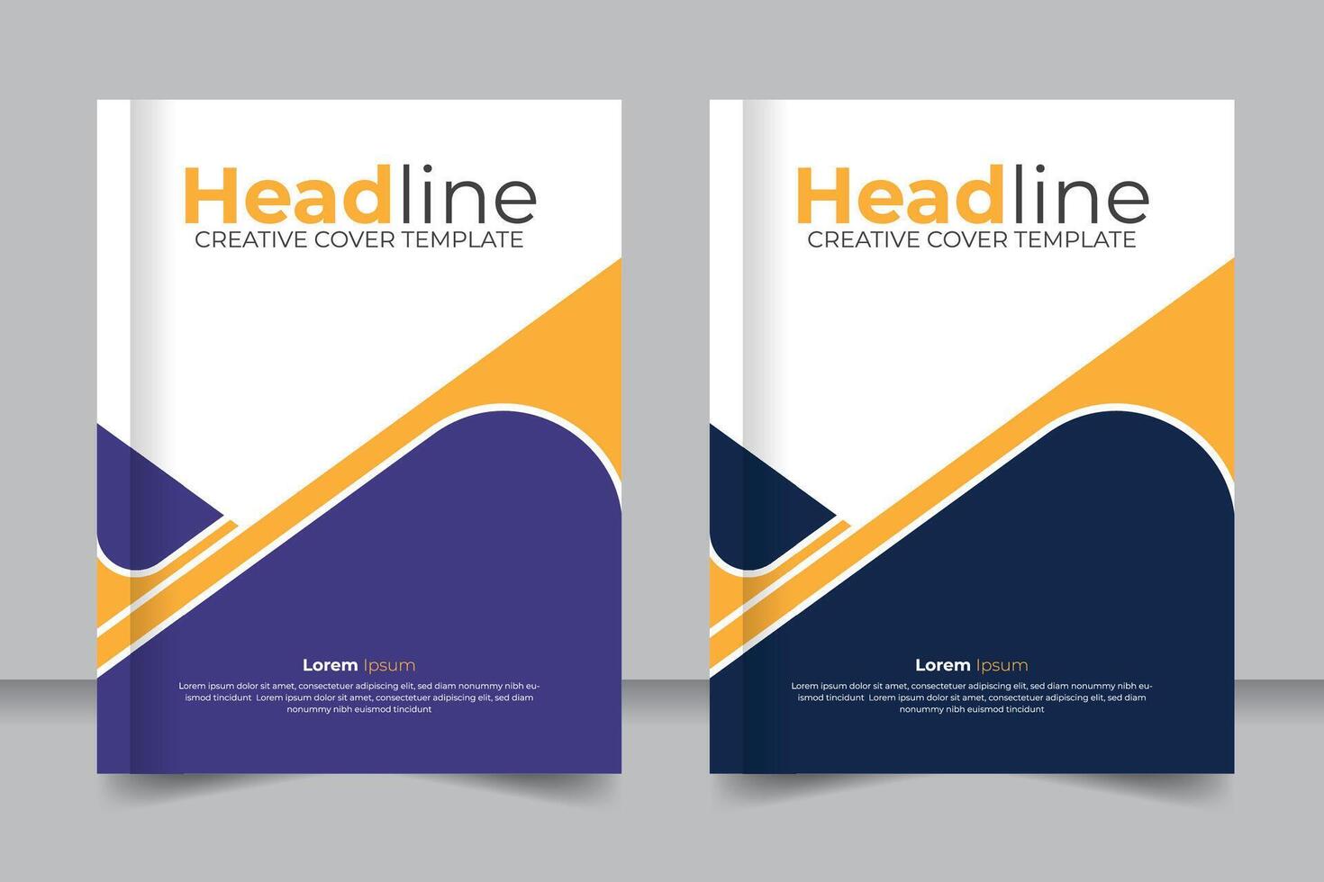 Creative book cover design, abstract Annual report Cover books presentation design for your business. 8.5 inch width 11 inch height size book cover vector