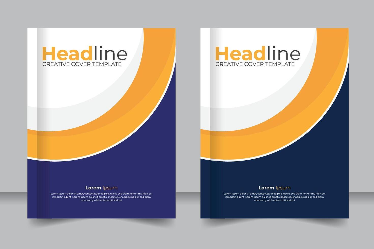Unique and professional abstract stylish Cover books presentation design for your business, with dark colorful background 8.5 inch width 11 inch height size book cover vector