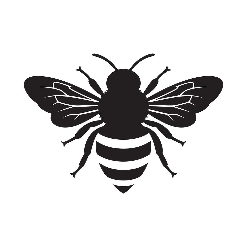 Honey Whirl Bee Icon vector