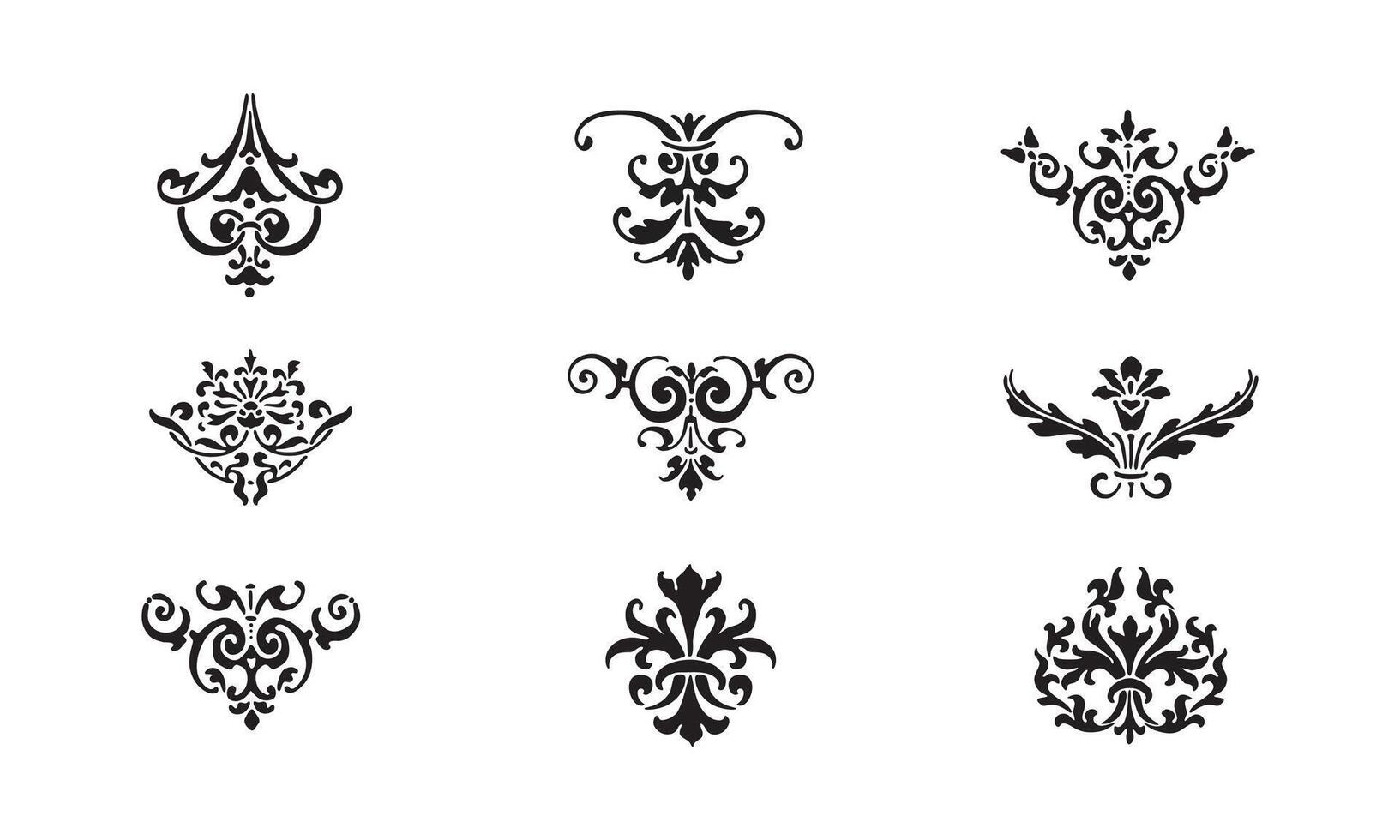 Vintage typographic design element vector