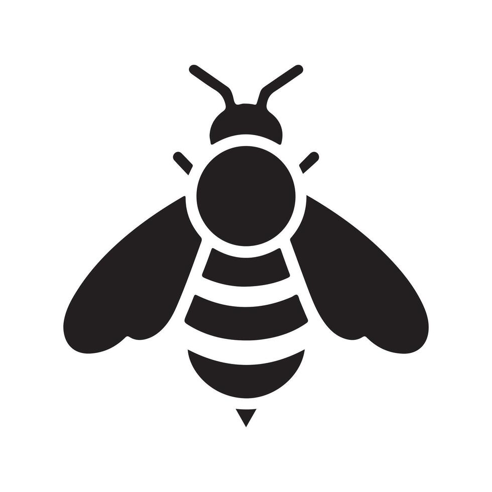 spring honey collection bee icon vector