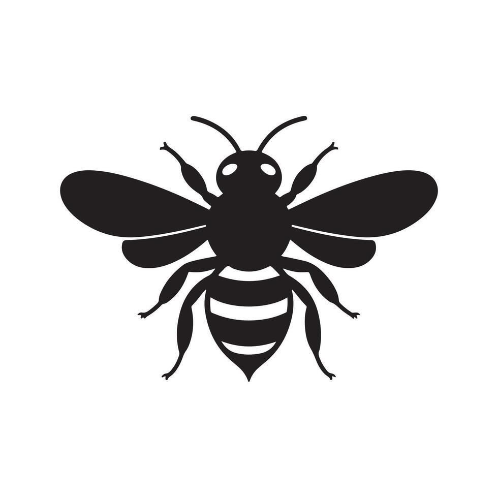 bee noun icon vector
