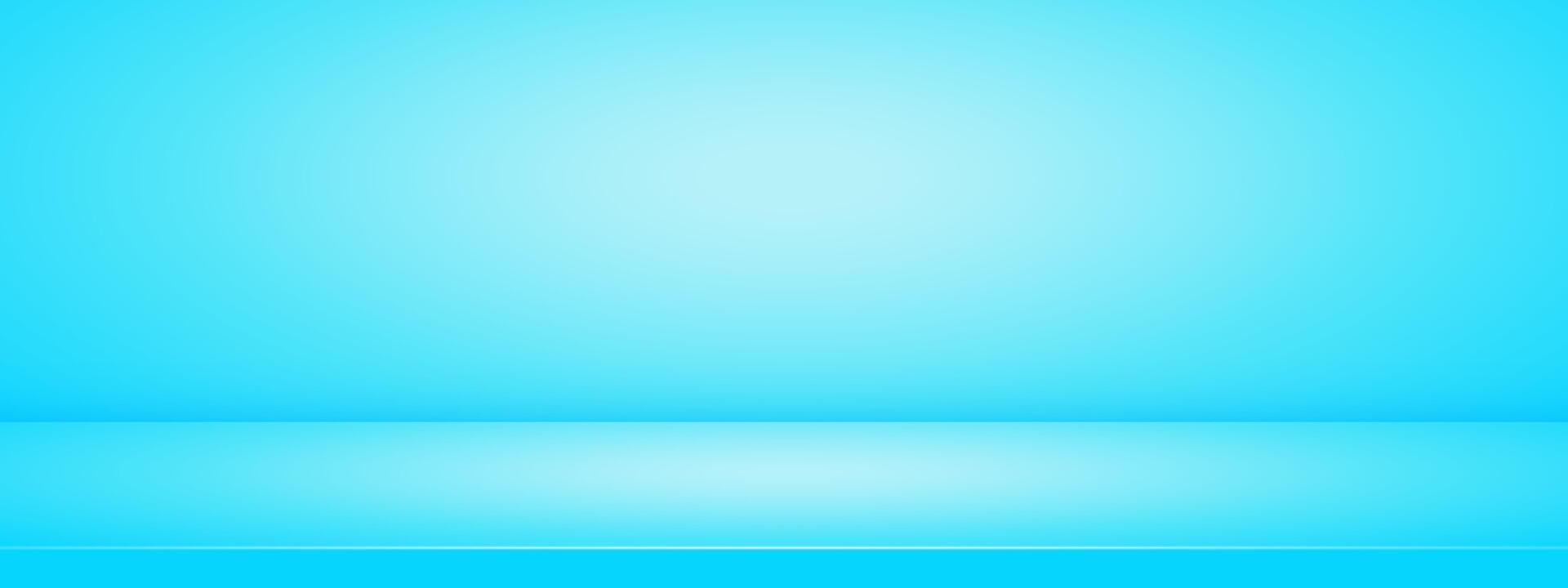 Light turquoise studio room, Abstract pastel gradient backdrop. 3d empty wall for display presentation. Minimal scene mockup vector