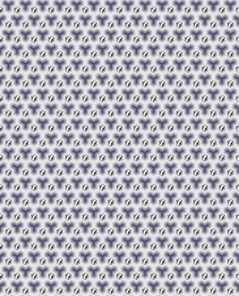 Repeated Seamless pattern of three dimensional sphere shapes vector