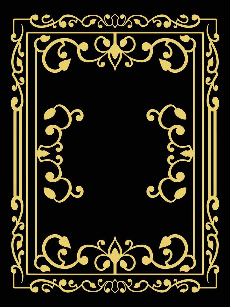 Decorative Wedding Border Templates vector