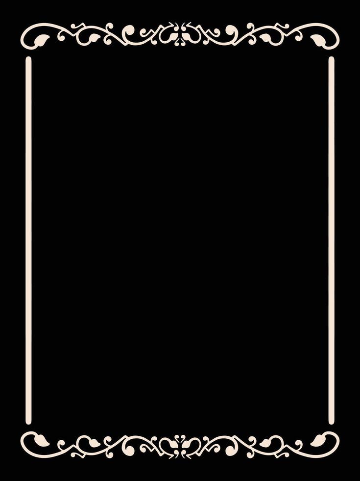 Grand Ornamental Frame for Invitations vector