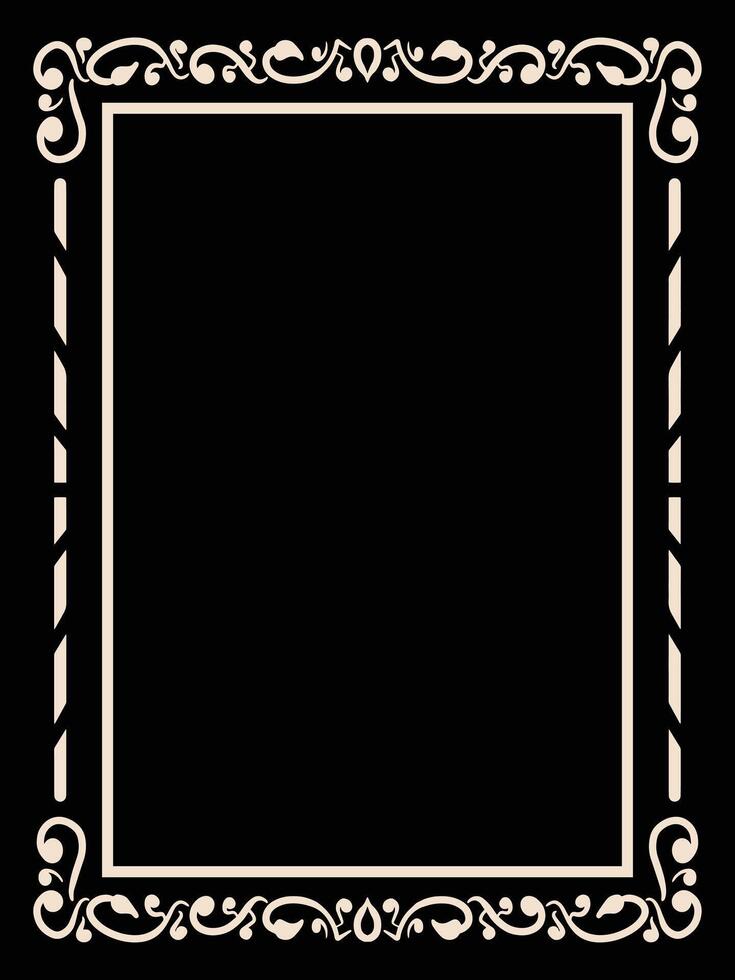Intricate Ornamental Frames for Premium Designs vector