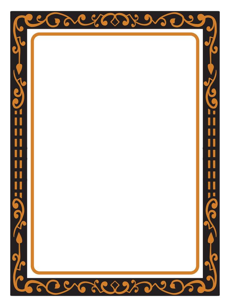 Formal Invitation Border Design vector
