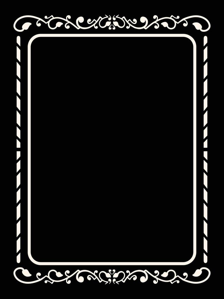 Opulent Frame Design with Vintage Vibe vector