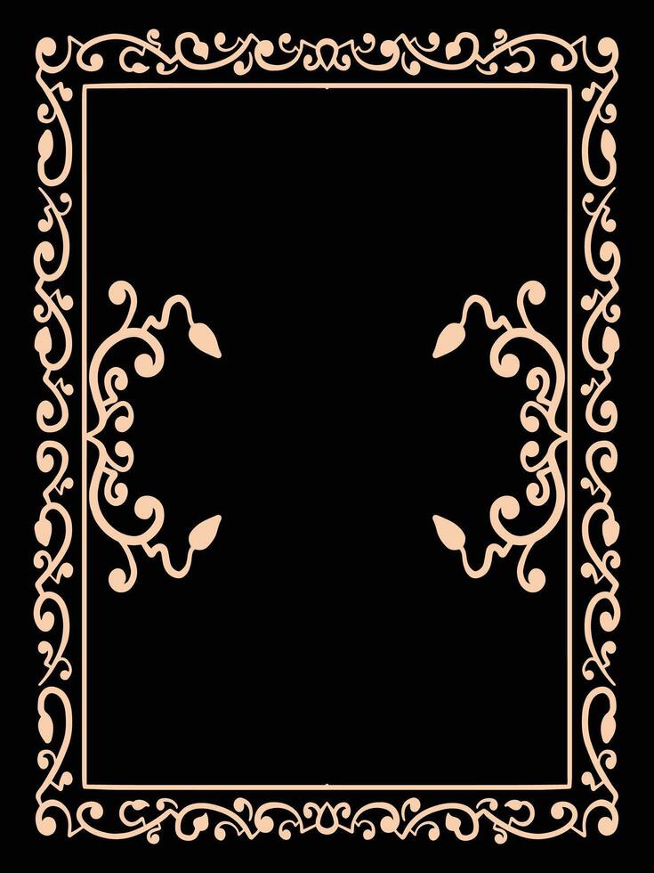 Delicate Wedding Scroll Elements and Frames vector