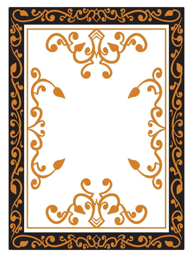 Royal Ornamental Frame Borders with Detail vector