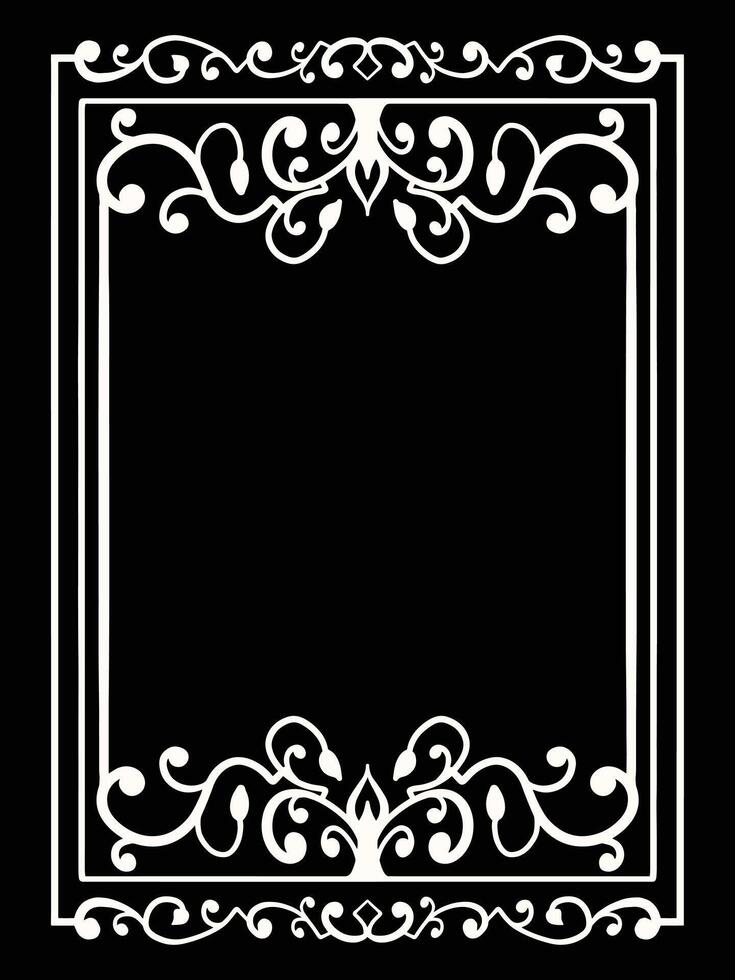 Timeless Wedding Frames and Scroll Ornaments vector