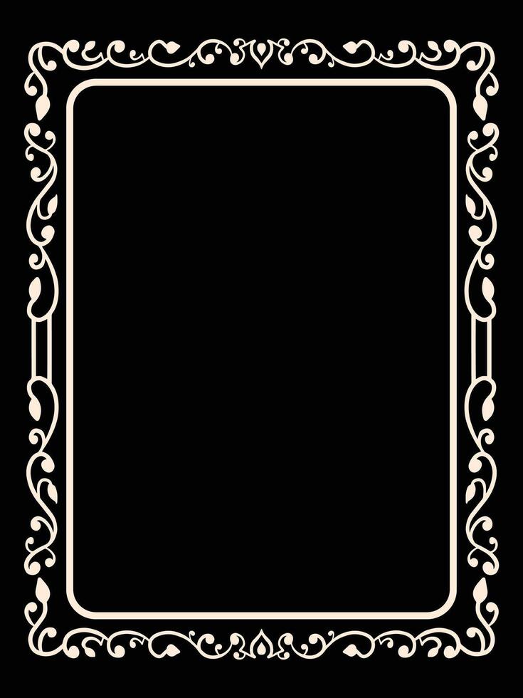 Premium Ornate Frame for Certificates vector
