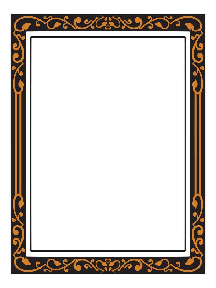 Timeless Hand Drawn Ornamental Border Elements vector