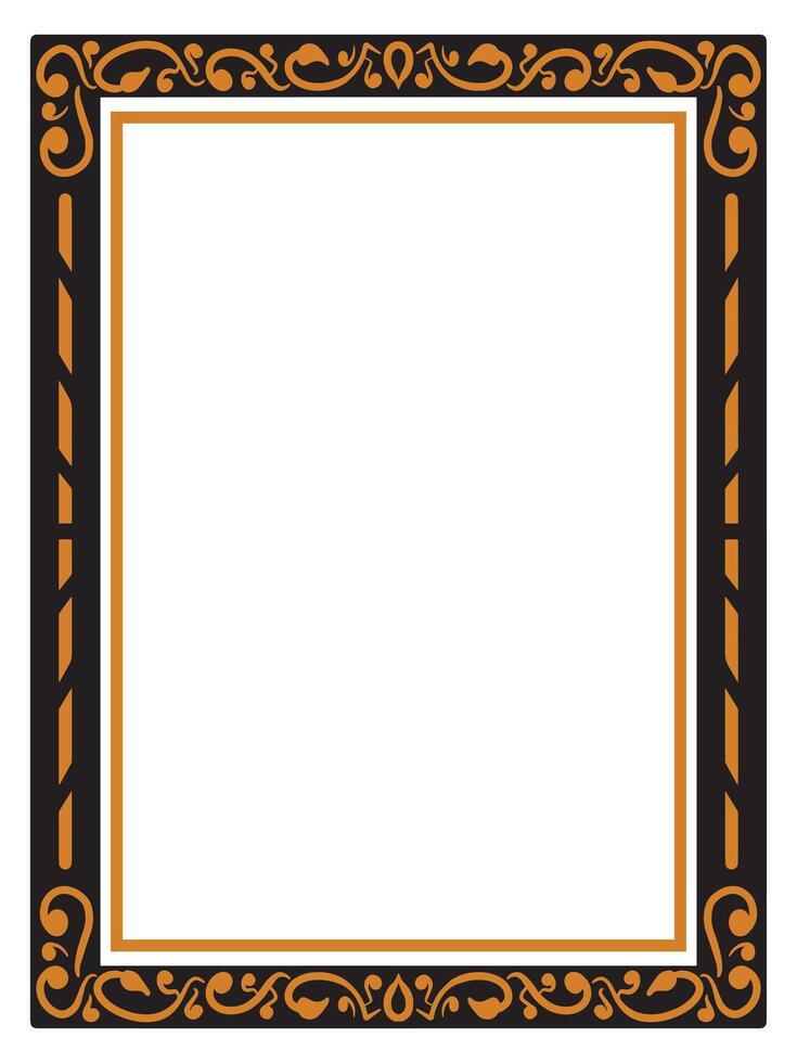 Rich Scroll Borders for High-End Products vector