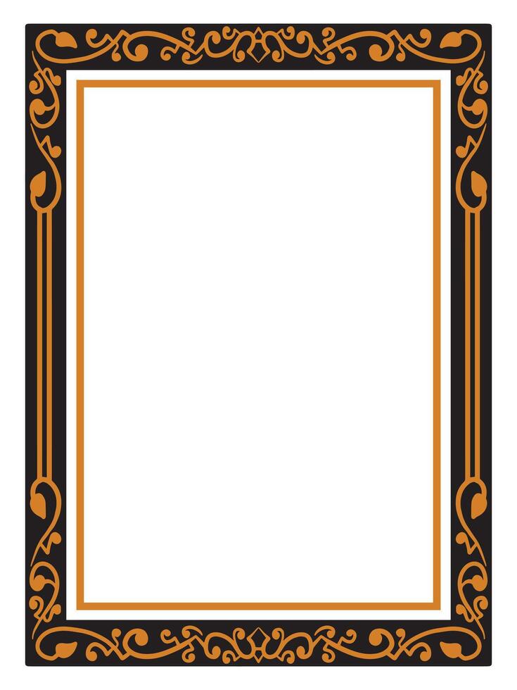 Multipurpose Scroll Frame Borders for Print vector