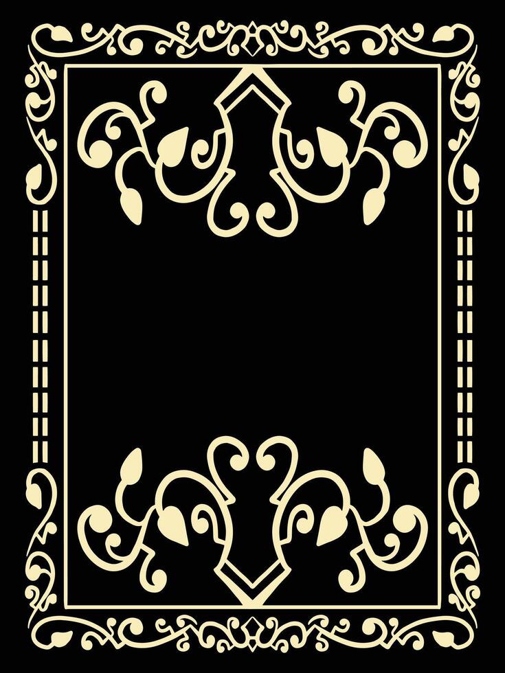 Decorative Scroll Borders for Elegant Wedding Designs vector