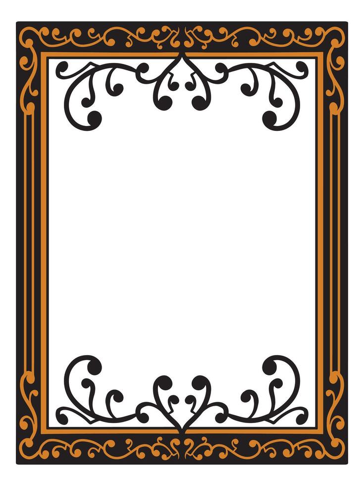 Wedding Border with Timeless Style vector
