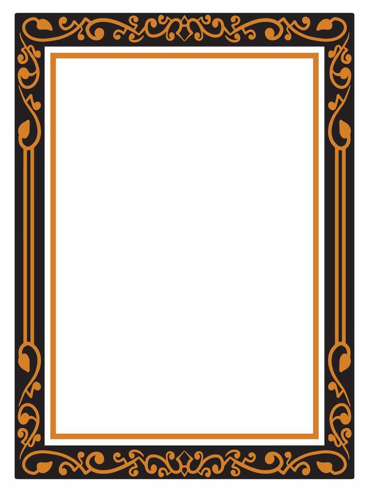 Luxury Scroll Frames for Photo Decor vector