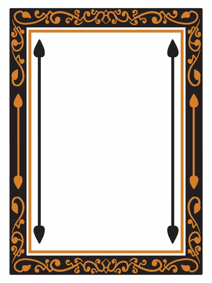 Hand Sketched Scroll Border vector