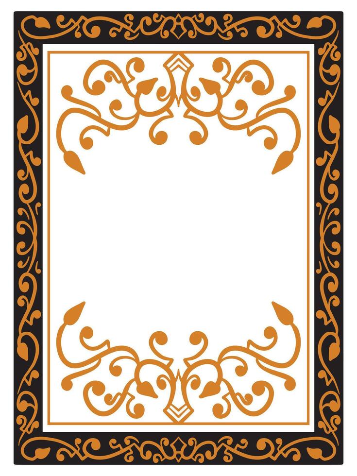 Art Deco Frame Borders for Graphic Projects vector