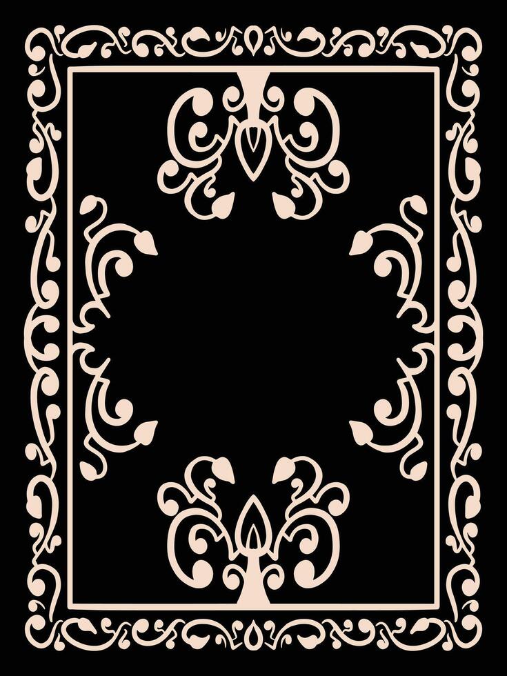 Ornamental Border Frames for Elegant Flyers vector
