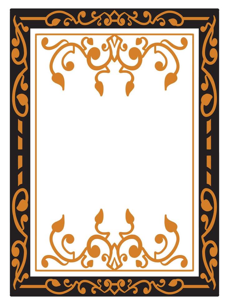 Whimsical Scroll Borders vector