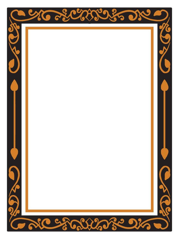 Stylish Ornamental Borders for Social Media Posts vector