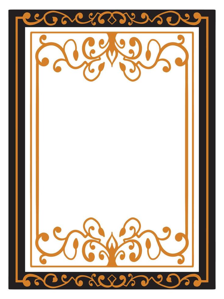 Wedding Frame Designs with Classic Touch vector