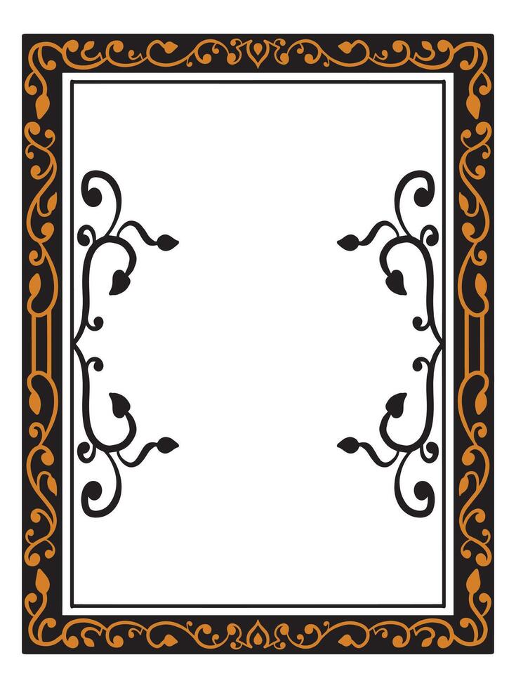 Simple Elegant Wedding Frame vector
