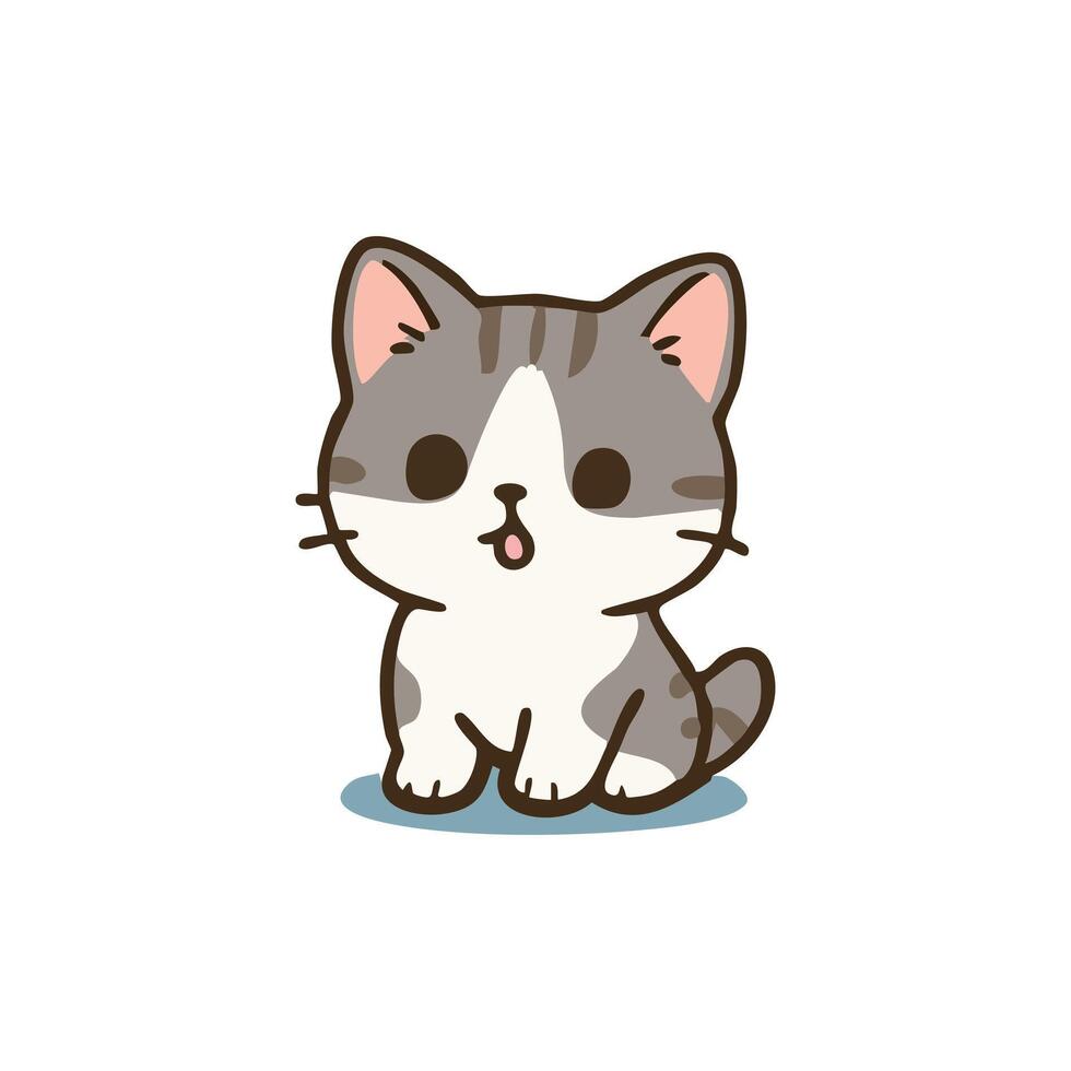 Cute Cat Cartoon vector